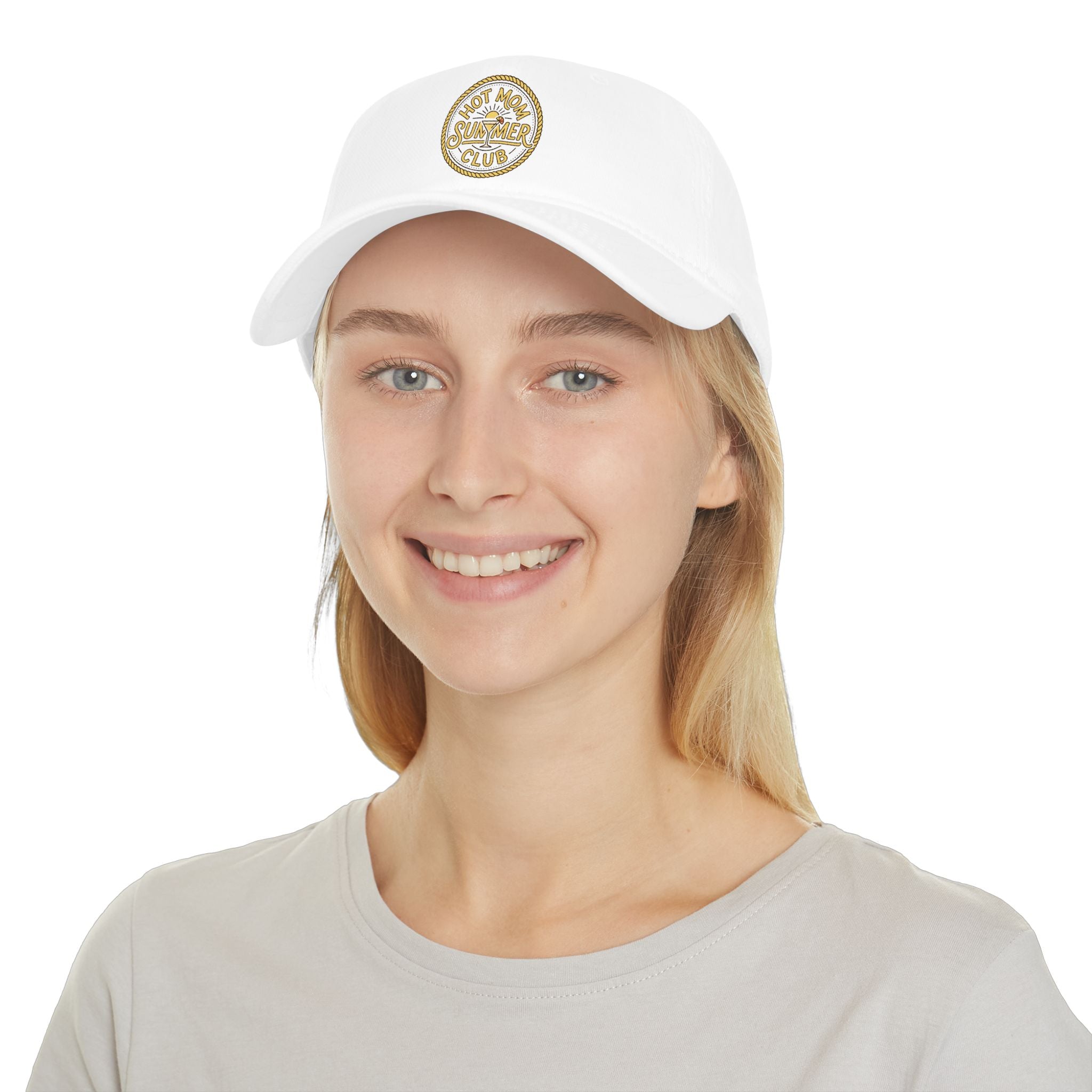 Low Profile Baseball Cap — 'Not Your Summer Club' Embroidered Patch Hat