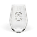 Stemless Wine Glass — "Hot Mom Summer Society" Engraved Glass, 11.75 oz