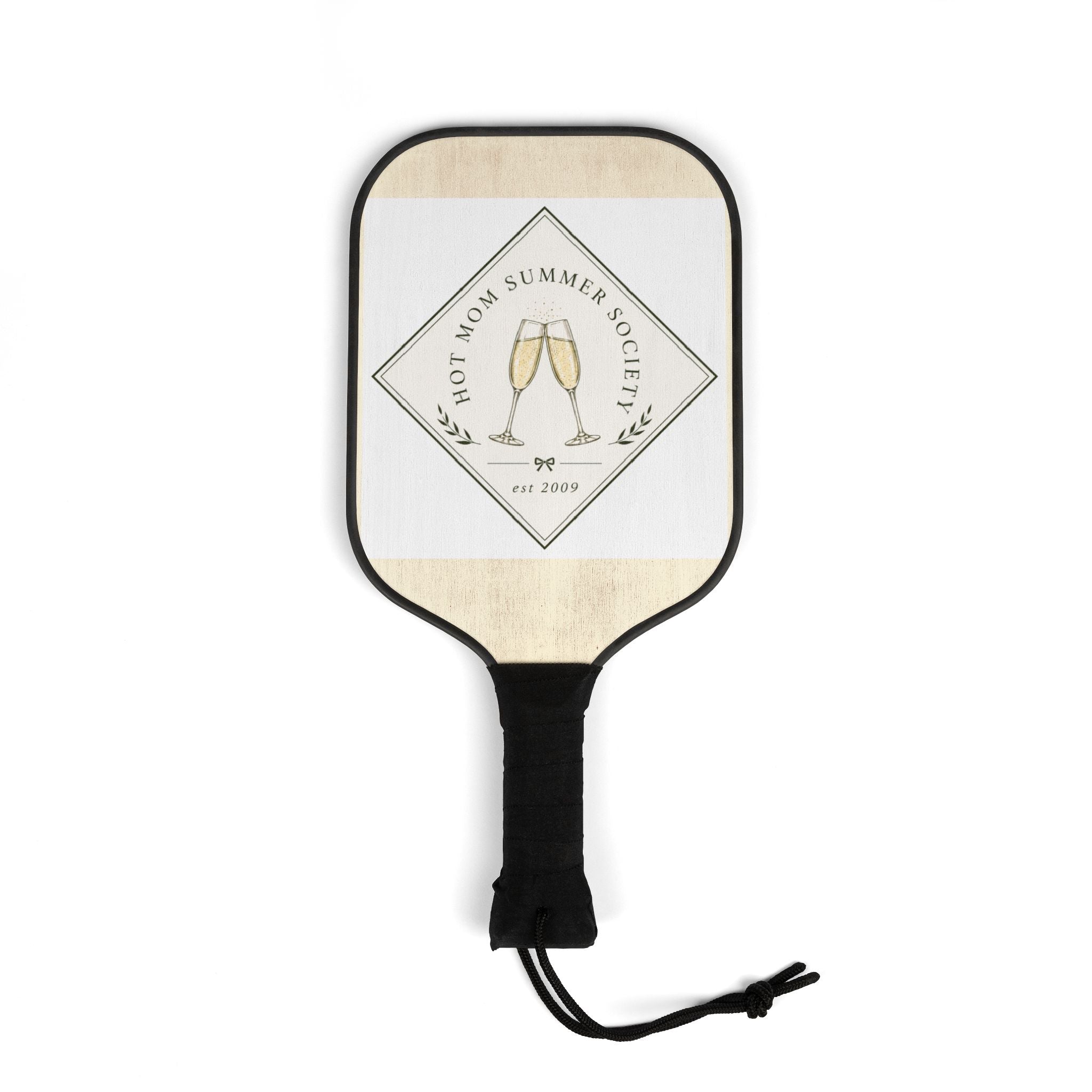 Pickleball Paddle Set – 'Hot Mom Summer Society' Champagne Graphic Kit (2 Paddles + Balls)