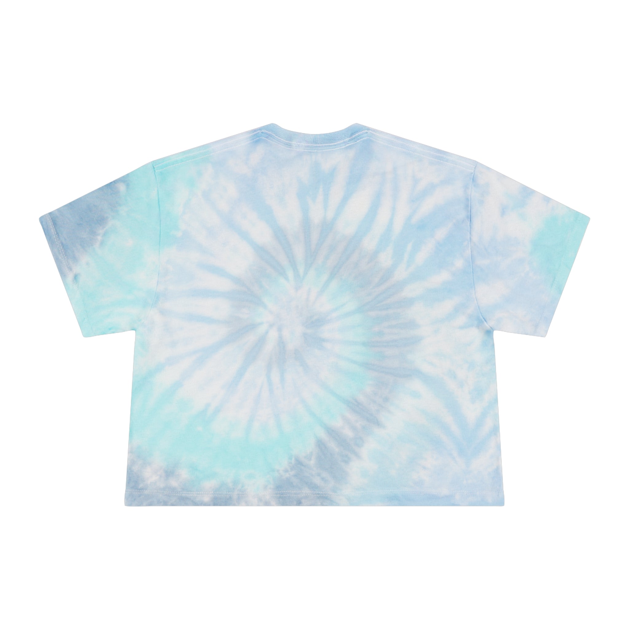Tie-Dye Crop Tee — "High as a Mother" Graphic