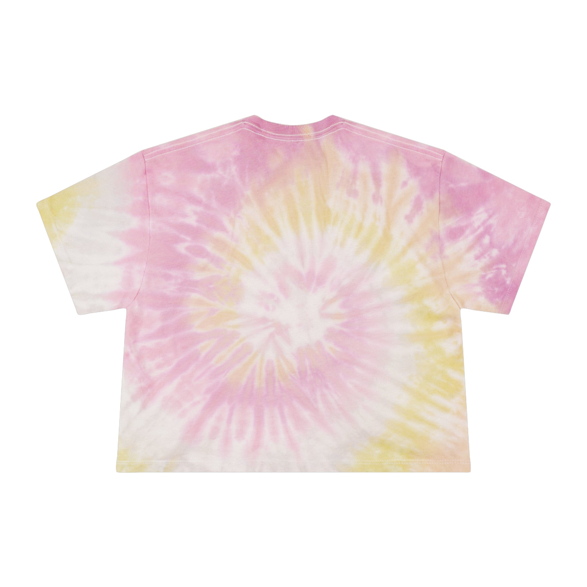 Tie-Dye Crop Tee — "High as a Mother" Graphic