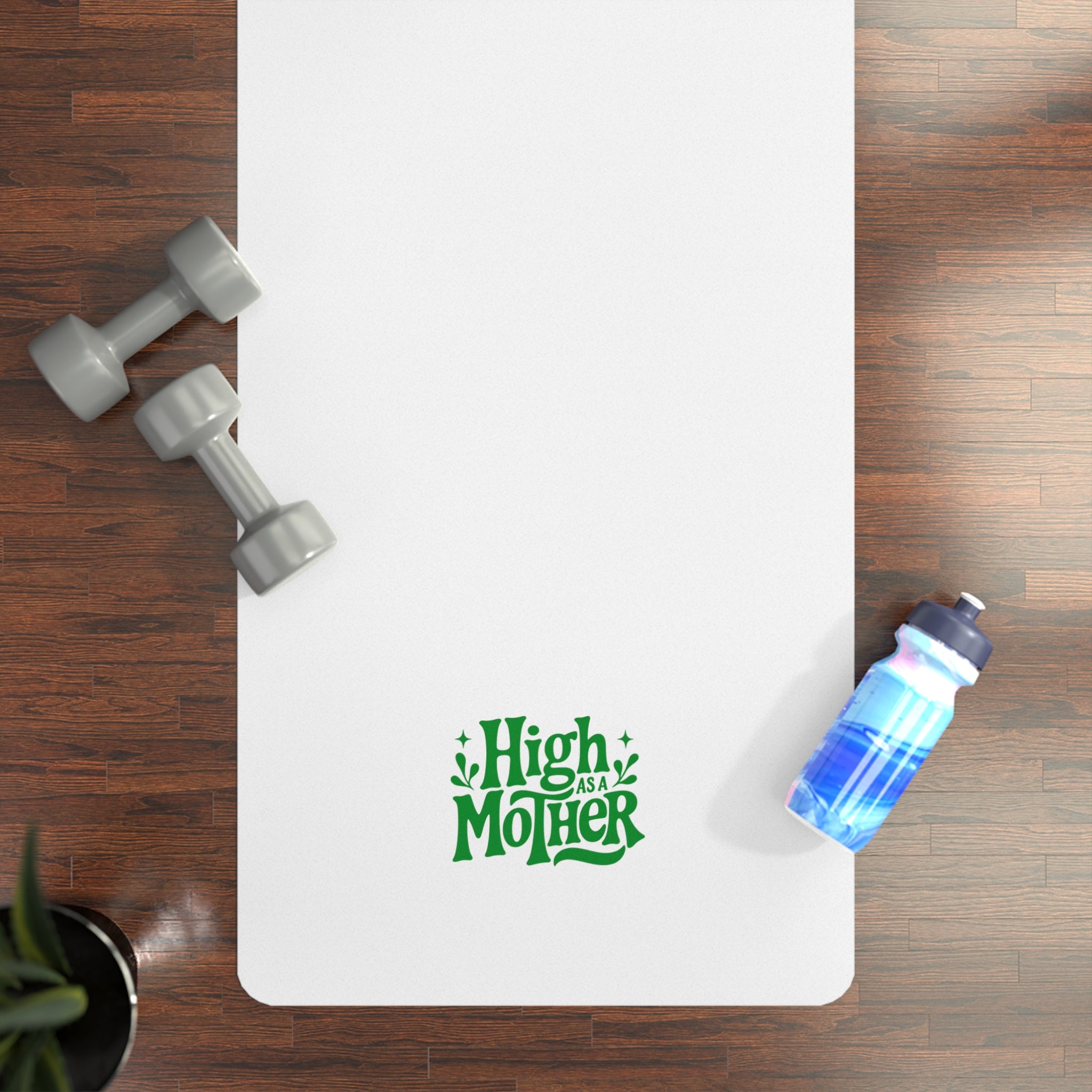 Rubber Yoga Mat — 'High Mother' Eco Grip Mat for Yoga & Meditation