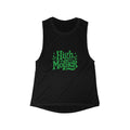 High As A Mother Women's Muscle Tank — Funny Stoner Mom Graphic
