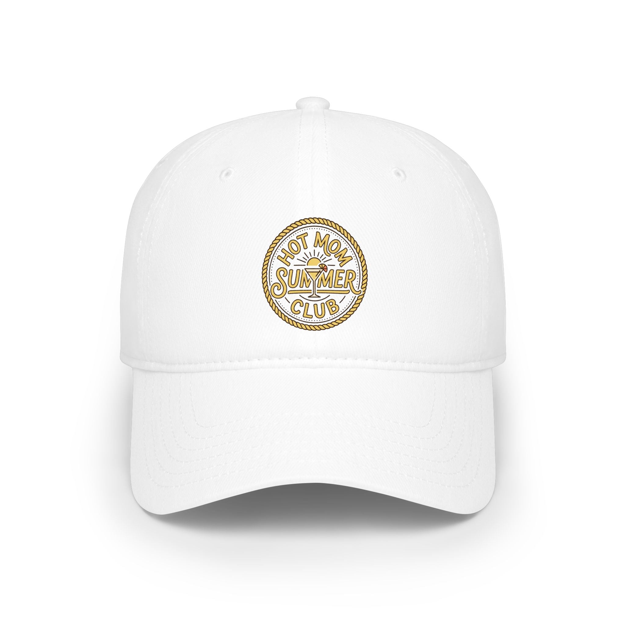 Low Profile Baseball Cap — 'Not Your Summer Club' Embroidered Patch Hat